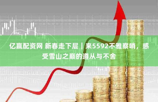 亿赢配资网 新春走下层｜来5592不雅察哨，感受雪山之巅的遵从与不舍