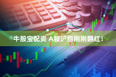 牛股宝配资 A股沪指刚刚翻红！