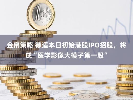 金帛策略 德适本日初始港股IPO招股，将成“医学影像大模子第一股”