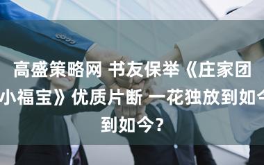高盛策略网 书友保举《庄家团宠小福宝》优质片断 一花独放到如今？